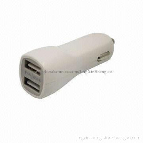 CE Two USB Car Charger for iPad Mini Use with Pretty Look, 12 to 24V DC Input